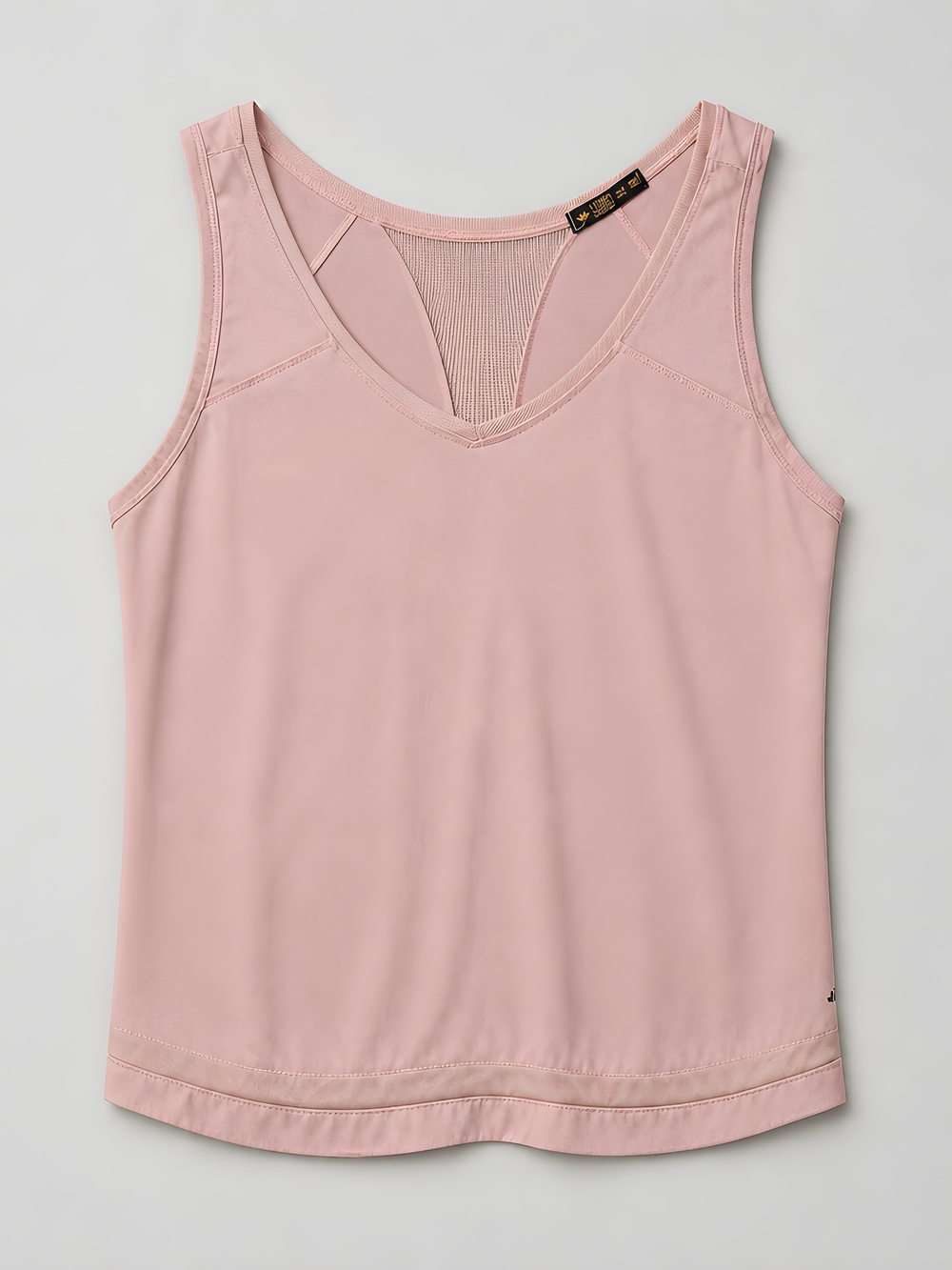 Energy Zone Women's Dusty Pink Sleeveless V-Neck Tank Top